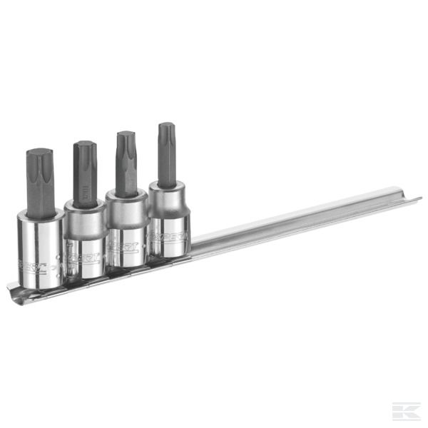 E031807 Компл. торц. гол. 3/8" 4 пр.