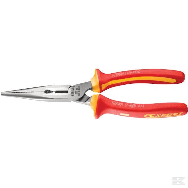 E050409 +Semicirc pliers 1000V 200 mm