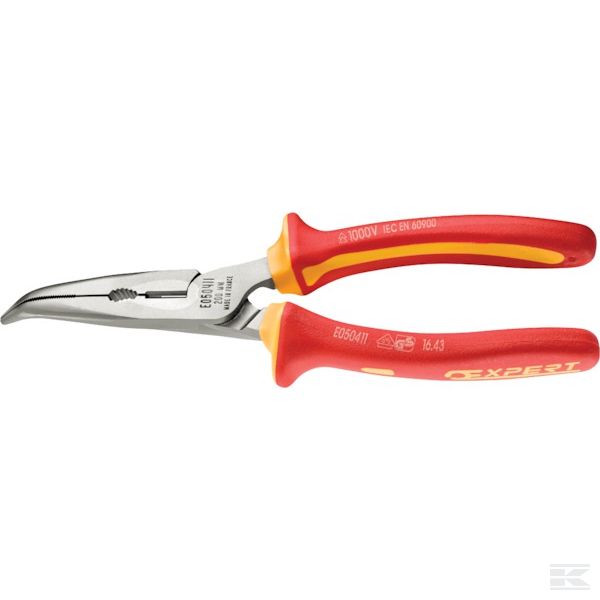 E050410 +Semicirc pliers 1000V 160 mm