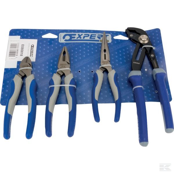 E080818 +Set of 4 mechanic's pliers