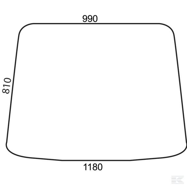 D6726 Стекло переднее
