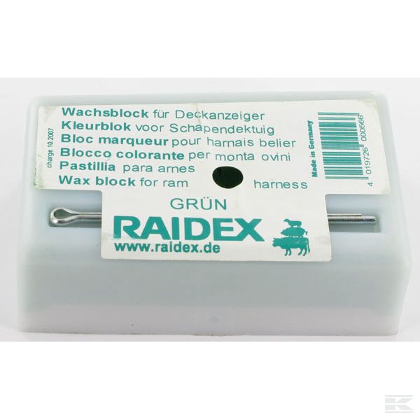 VV8036 Воск.блок Raidex метал. зелен.