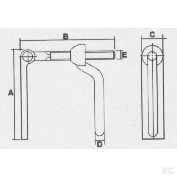 WS3018 Затвор оцинк. M16 165x170мм