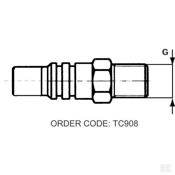 TC3021 Телескопический цилиндр с шариком 2-St