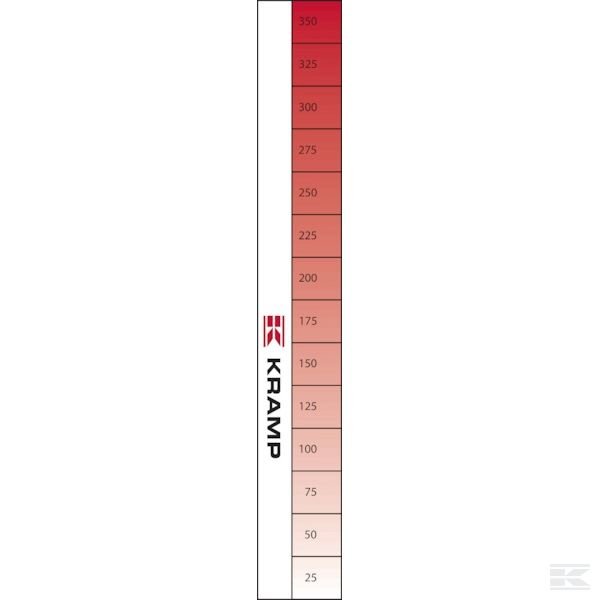 TOP9ST350 Наклейка Kramp 50x350 мм