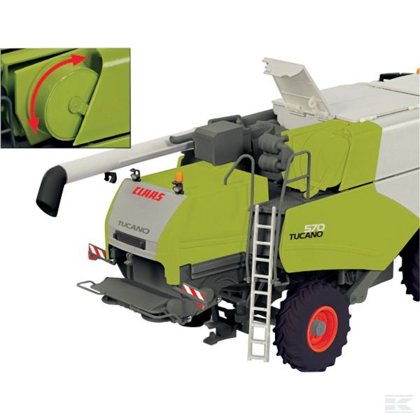 W77817 +Claas Tucano 570 combine grai