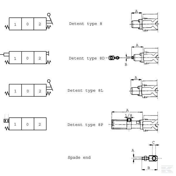 SD95A8MS1PEN Фиксатор 8MS1 д/пульта упр.Mik