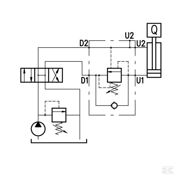 VOSL10003 Клапан контроп.VOSL/SC 1/2" EW