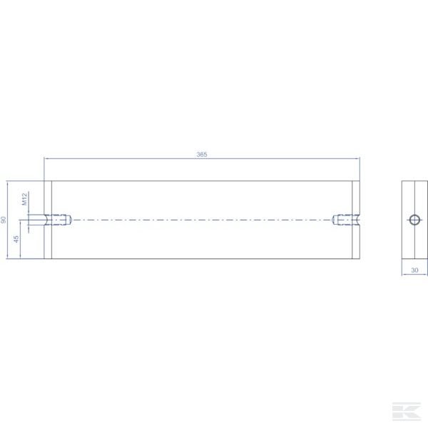 WCB00720 Контрножи 365x90x30