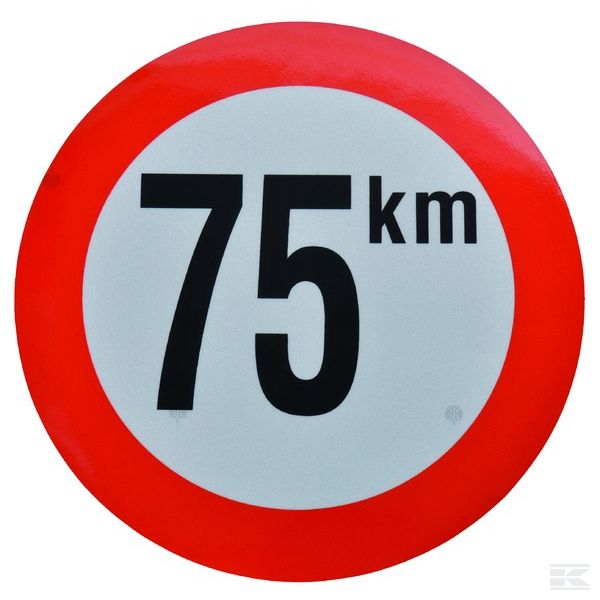 WB7501 Наклейка 75 km Benelux