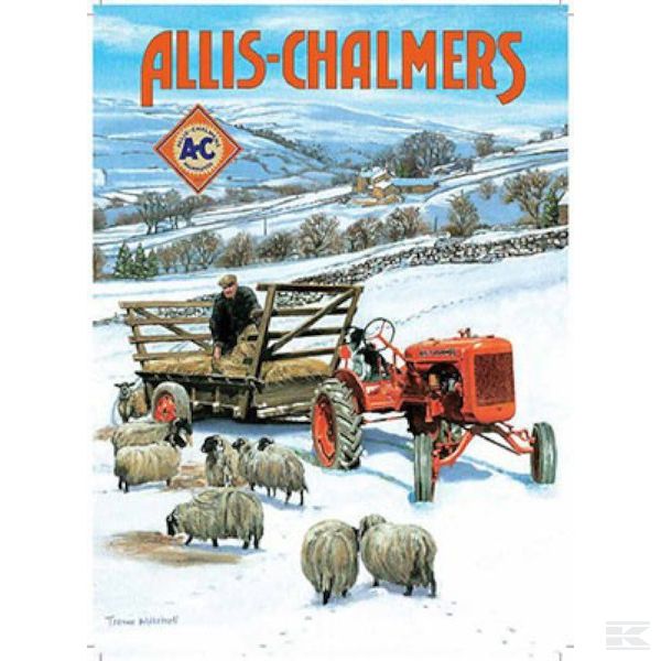 TTF9123 Таблич. Allis-Chalmers в снегу