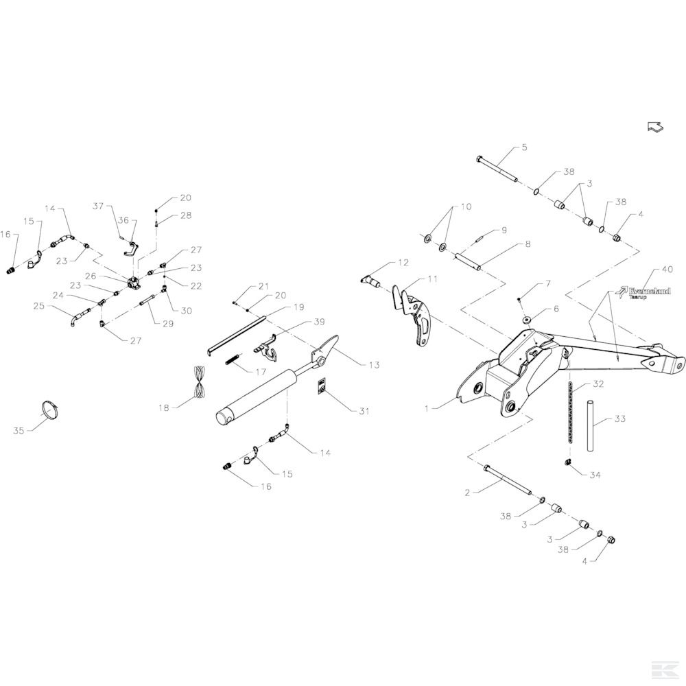 KT9619500063 +Spring, N=30 - Ø2,5Mm
