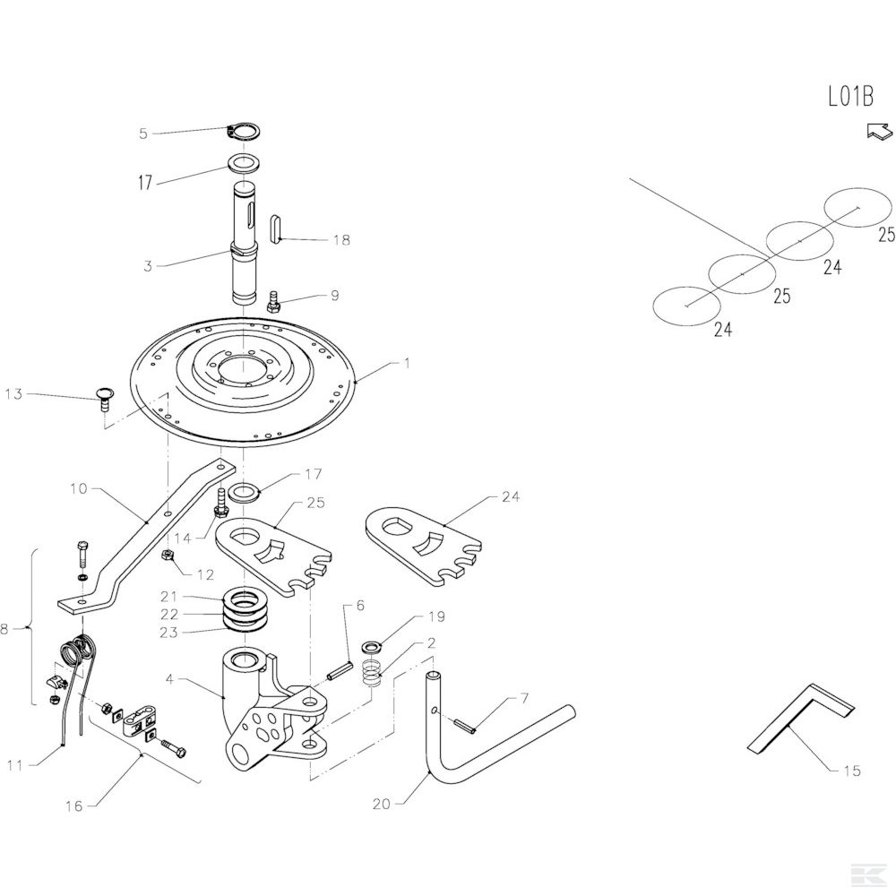 KG00476161 Винт с 6-гр. гол. M12x16 8,8