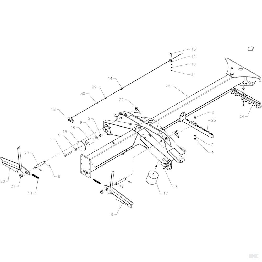 VF1664709186 +Tine Arm Holder