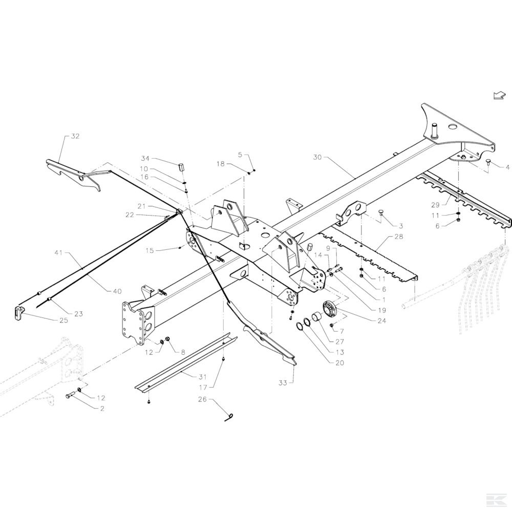 VF1664709094 +Tine Arm Holder