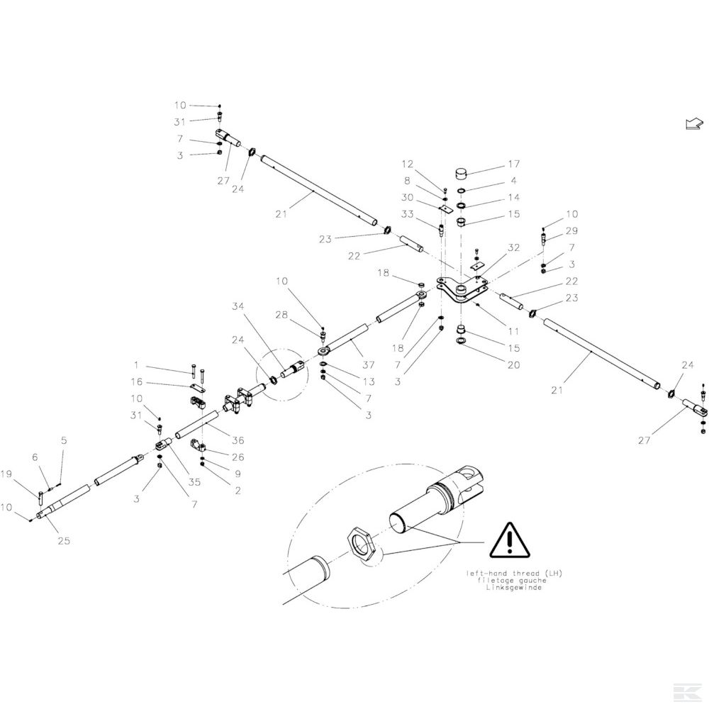 VF1664889761 +Steering Bar