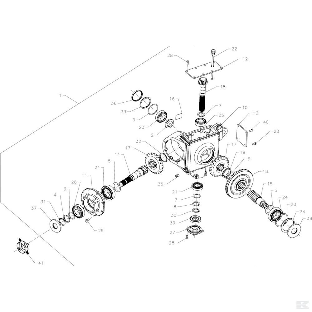 KT99106235 Конический роликовый подшипник