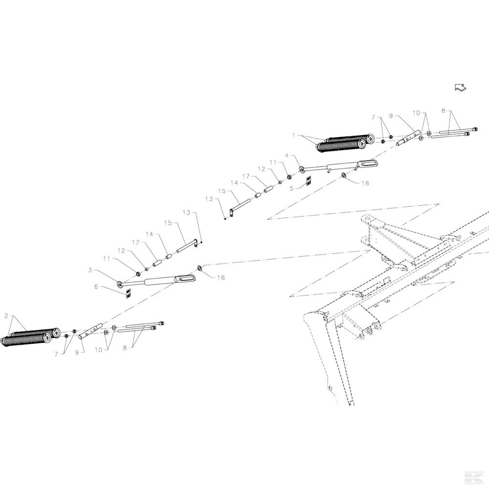 KT9050020097 +Hydraulic Cylinder