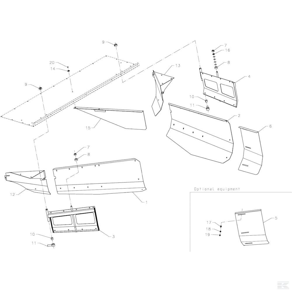 KT90558200 +Deflector Plate
