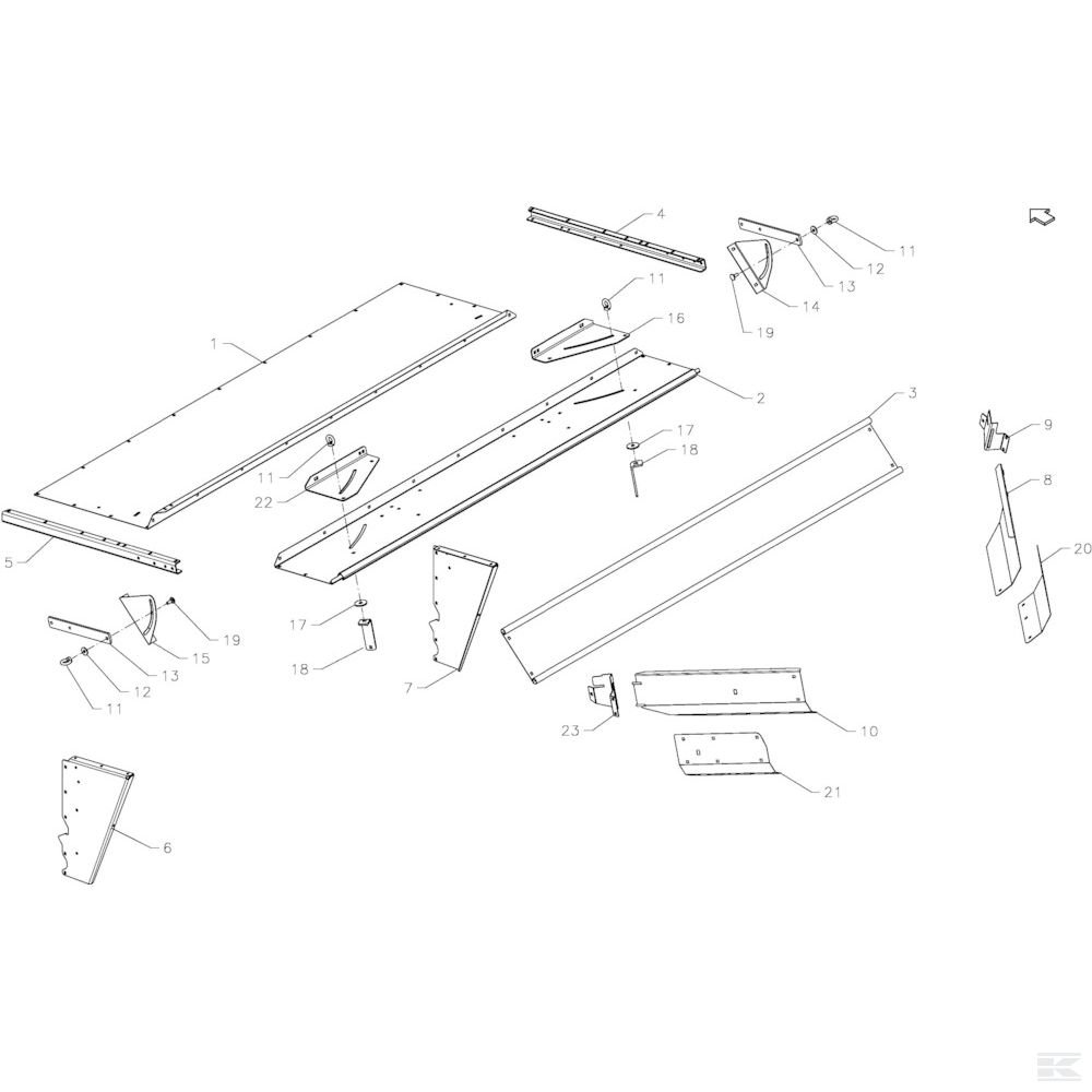 KT9033710094 +Deflector Plate