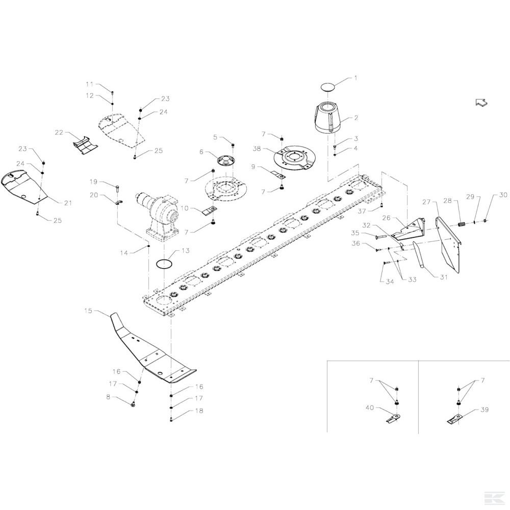 VN30263845 Винт 8X45 Vicon