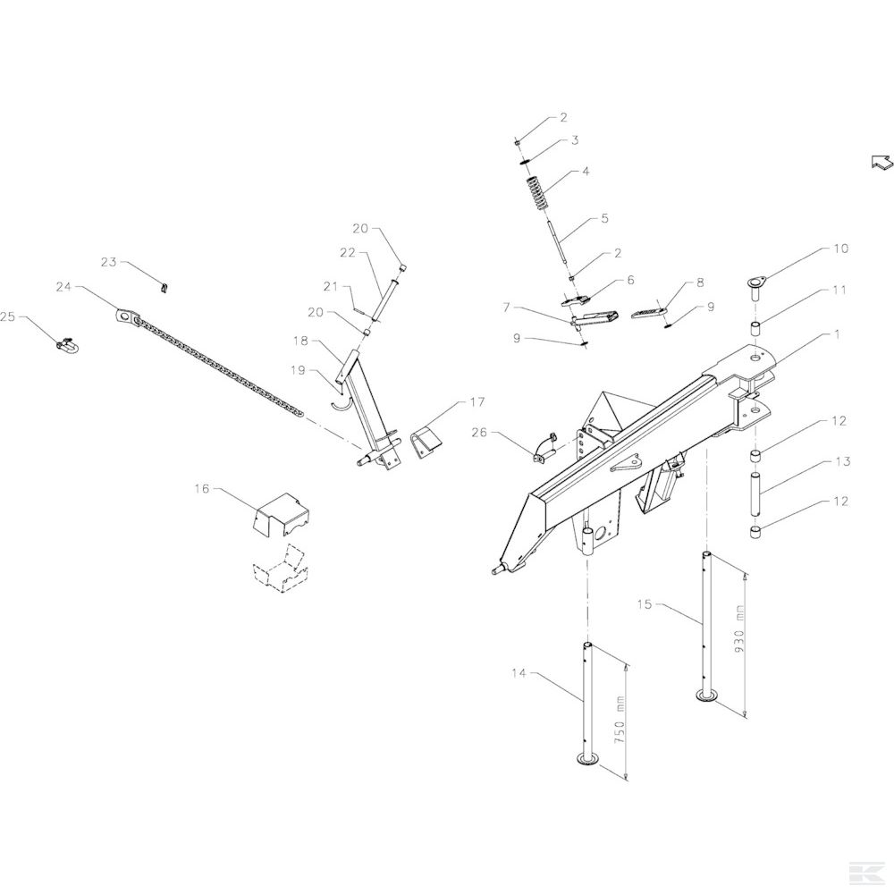 KT1940900061 +Cotter Bolt