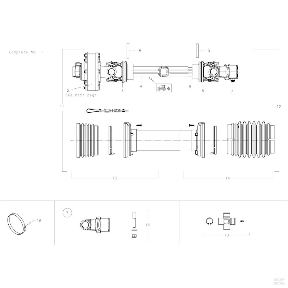 KT99240428 +PTO Shaft Half Inner