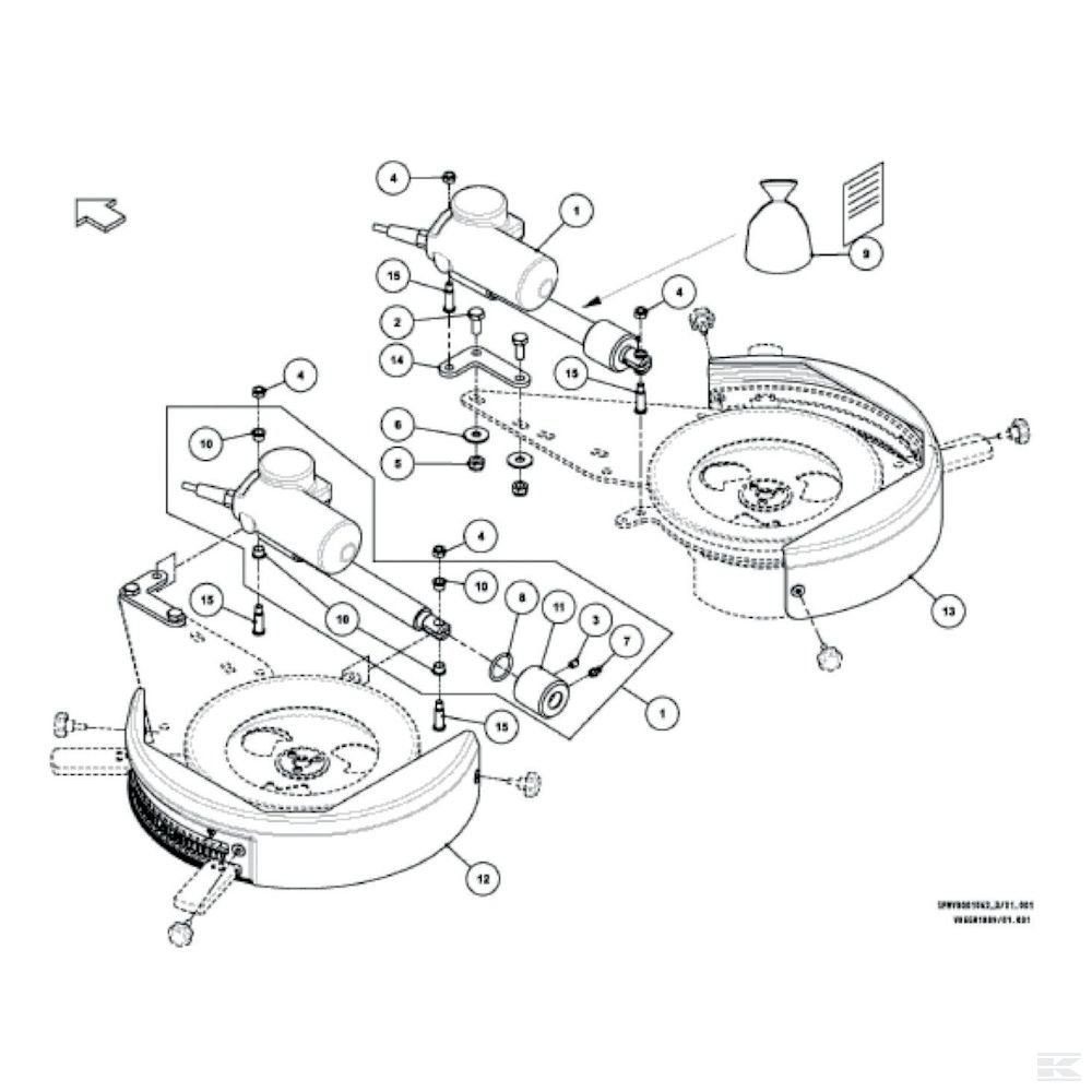VNB0566173 +Service Set Linak  (Potmeter)