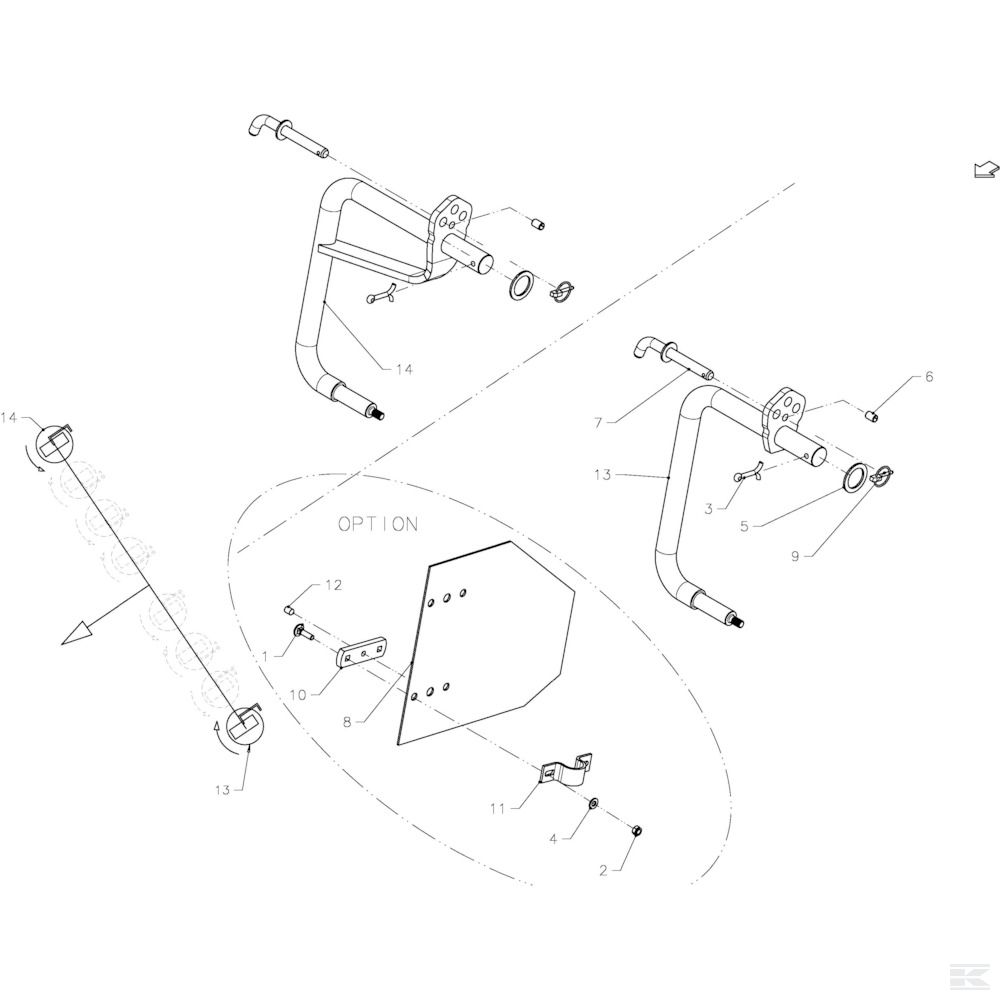 VF1664563086 +Running Wheel Axle