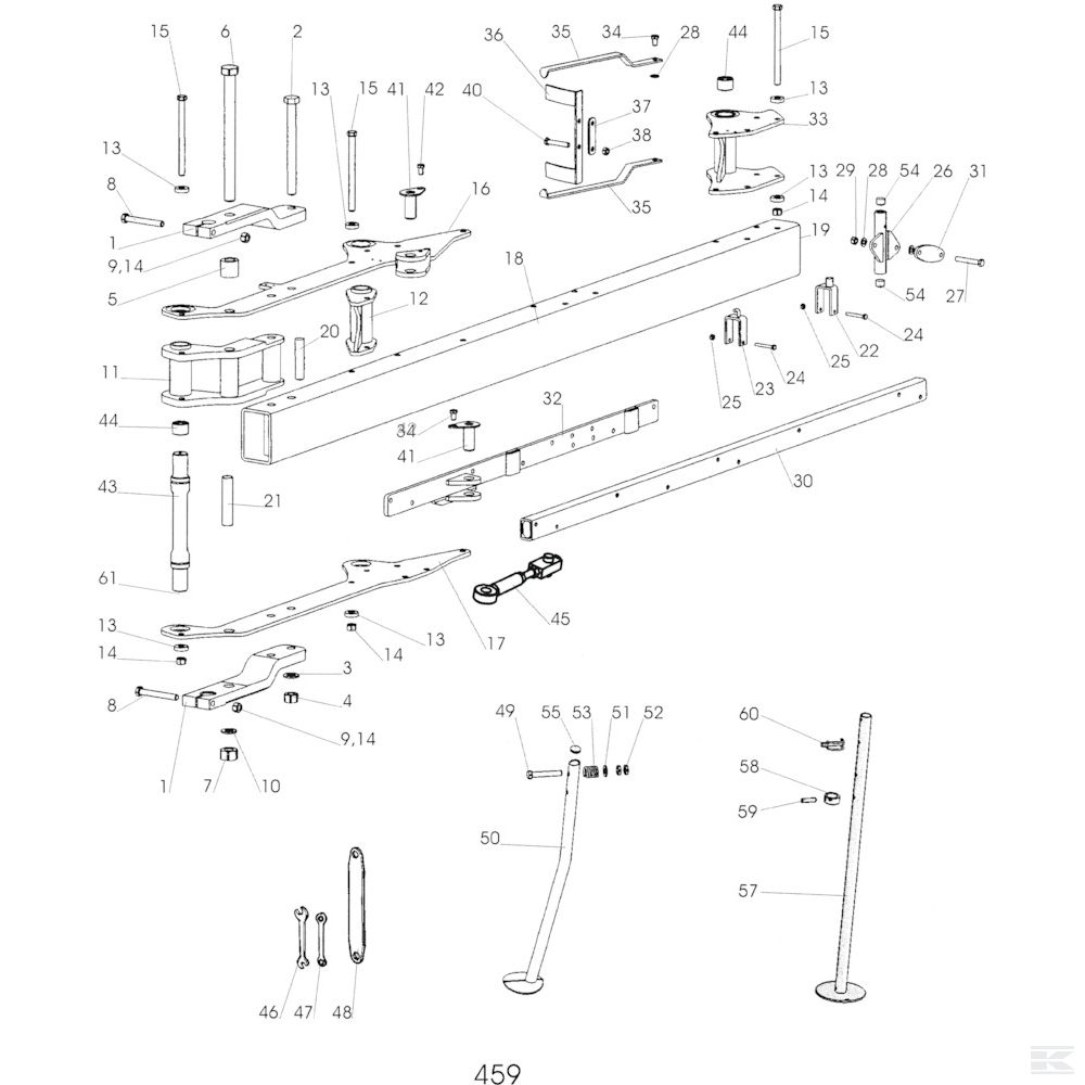 41652328890 +Link plate lower 800