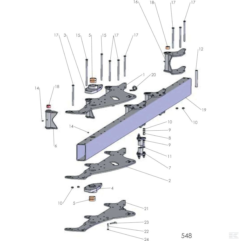 41652709290 +Beam house bracket ex