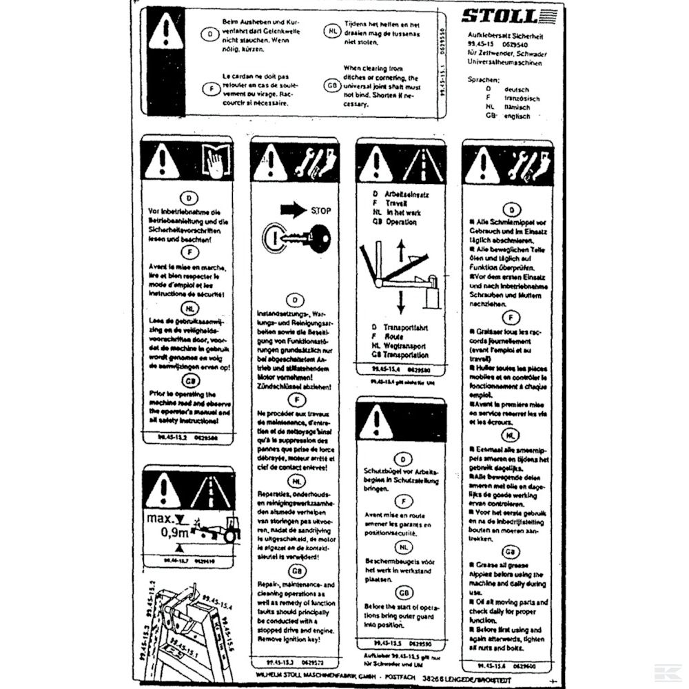 811650220 Наклейка безопасности