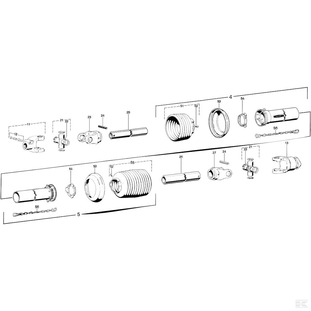 8115010108 +Profile tube size 2 a 1000mm