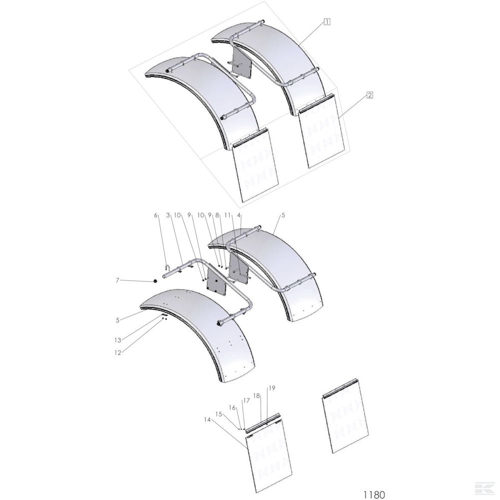 41651118838 U-образный зажим