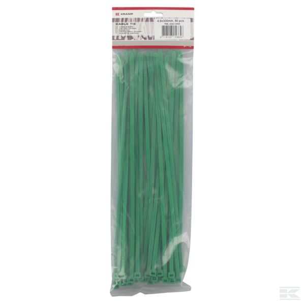 TRBL48300GREE 50 каб. стяжек 4,8x300мм зел.