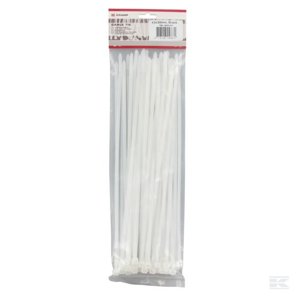 TRBL48300WHI 50 каб. стяжек 4,8x300мм бел.