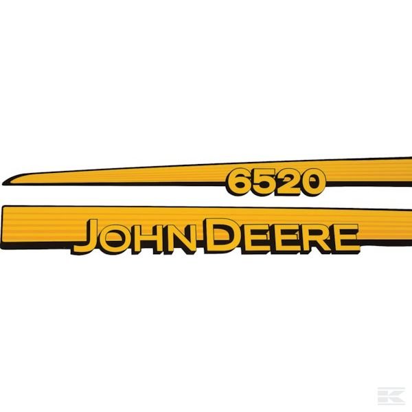 TR6520JD Наб. наклеек «John Deere 6520»