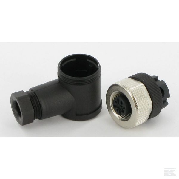 XZCC12FCM40B M12 роз.каб.раз.M12,4P,под уг.