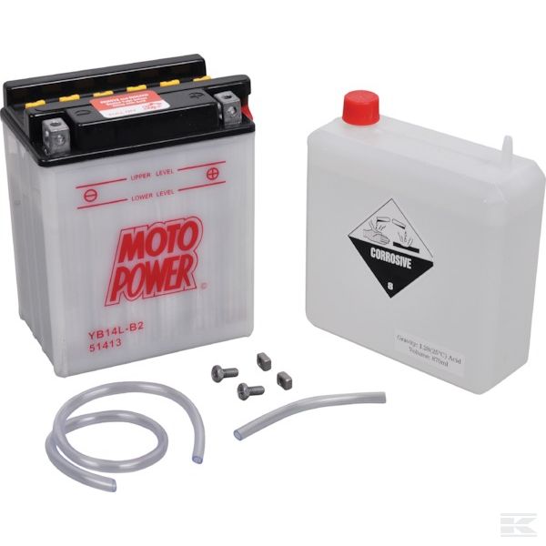 YB14LB2KR Аккум. 12В 14Ач + уп. с кисл.