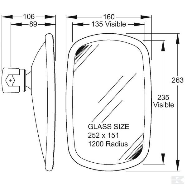 Z400249610 Зеркало (10x)