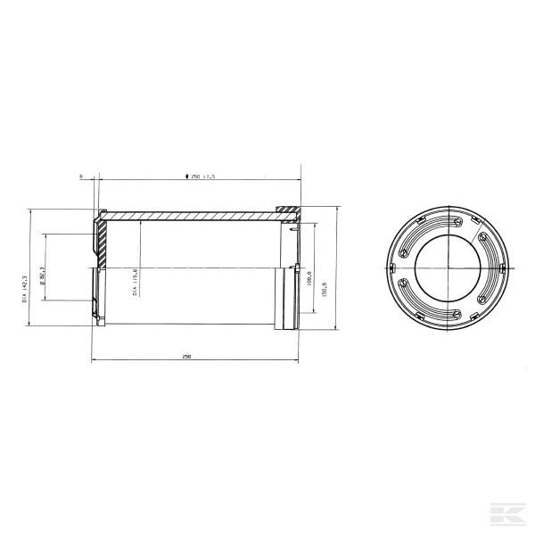 X770684 Комплект воздушных фильтров Donaldson