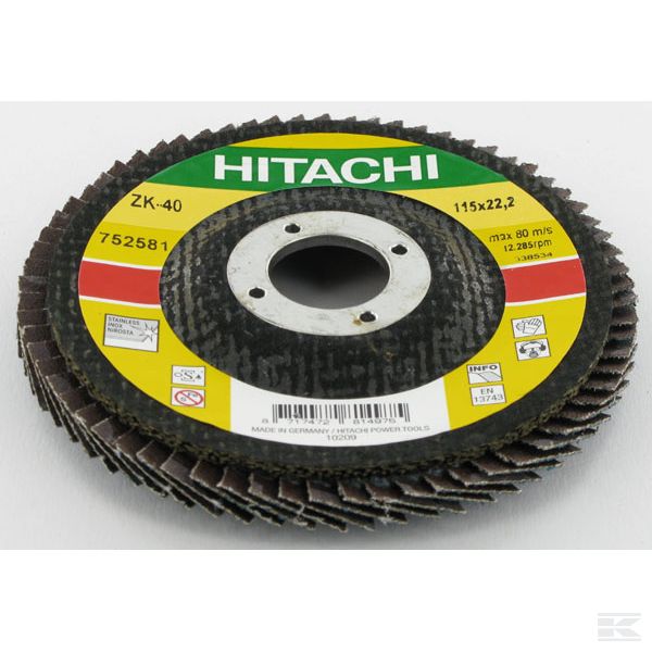 752581 +Lapper sanding pad 115 K40