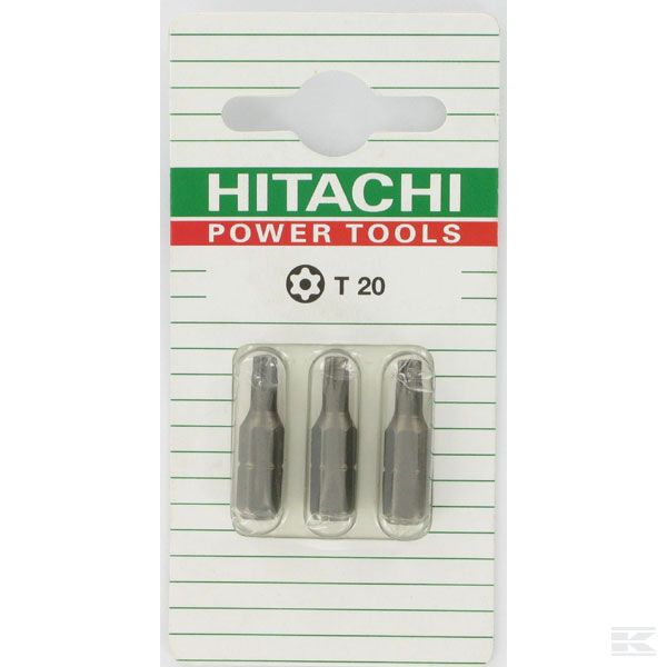 752334 +Bits Torx 1/4 T20 Ta-25mm (3x)