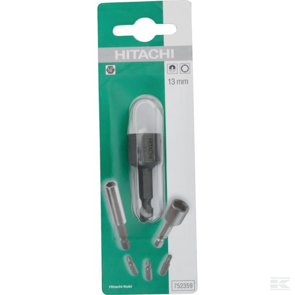 752359 +1/4" Bit Socket 13mm magn.