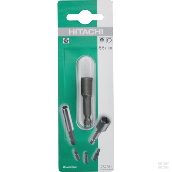 752351 +1/4" Bit Socket 5.5mm magn.