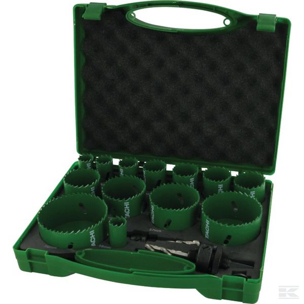 752174 +Combi hole saw set16-pcs