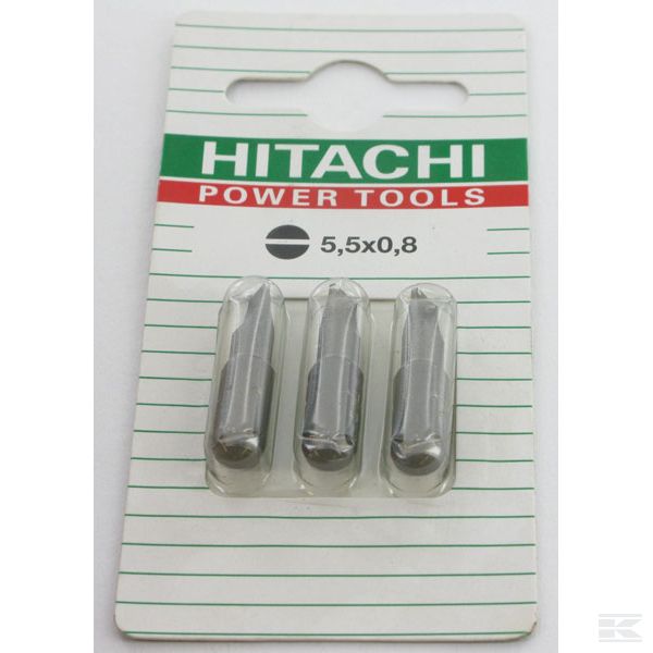 752293 +Bits Schlitz 1/4 5,5x0,8-25mm