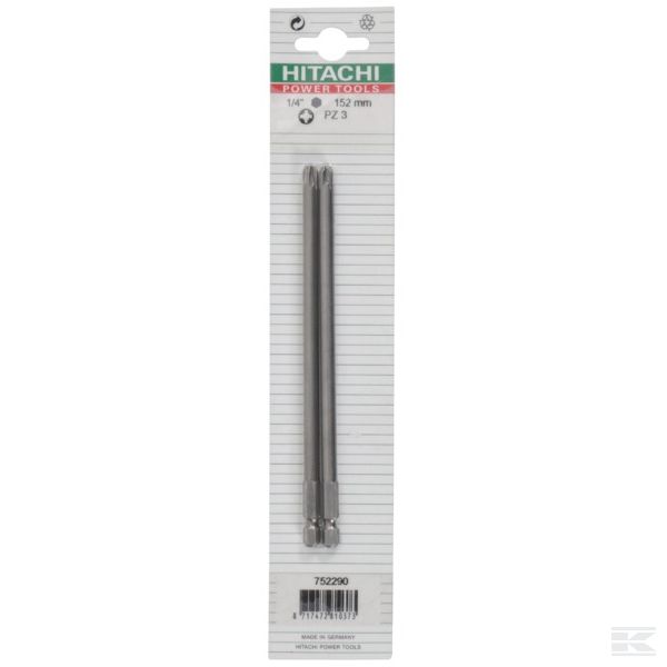 752290 +Bits 1/4 Pz 3-152mm (2x)