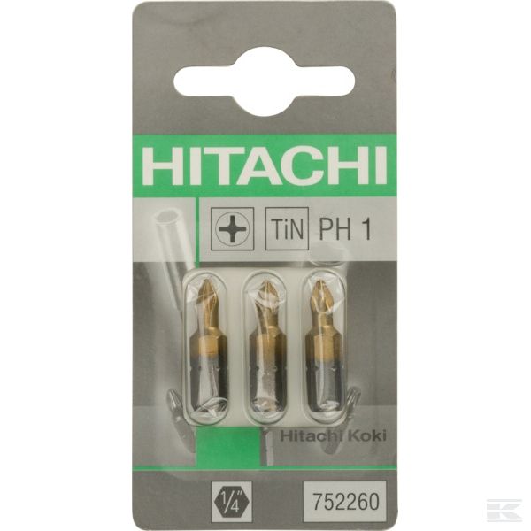 752260 +Bits 1/4 Ph 1-25mm TIN (3x)