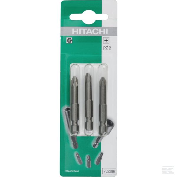 752286 +Bits 1/4 Pz 2-50mm (3x)